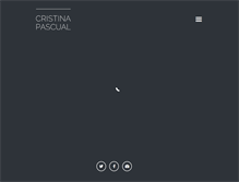 Tablet Screenshot of cristinapascual.com